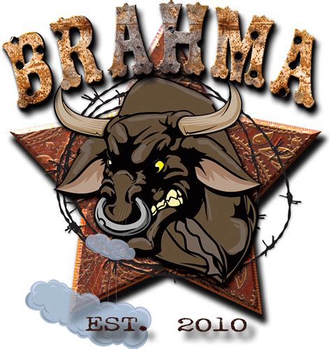 Download Brahma Bull Logo Established2010 | Wallpapers.com