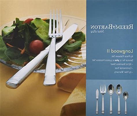 Reed & Barton Longwood II 65-Piece Stainless Flatware