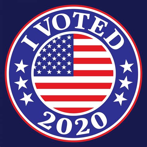 I Voted Sticker 2020 – Noolyo.com