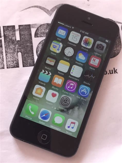 Apple iPhone 5 - 16GB - Black & Slate (Unlocked) A1429 (GSM) for sale online | eBay | Apple ...