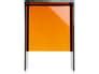 Kartell Max-Beam Transparent Amber 13''L x 11''W Rectangular End Table | KAR9900AM