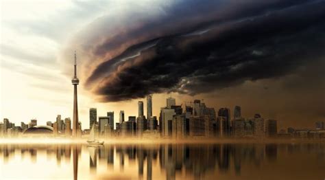 1024x500 Resolution Dark Clouds Over CIty 1024x500 Resolution Wallpaper ...