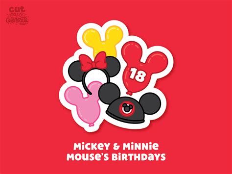 November 18 - Mickey & Minnie Mouse's Birthday by Curt R. Jensen on Dribbble