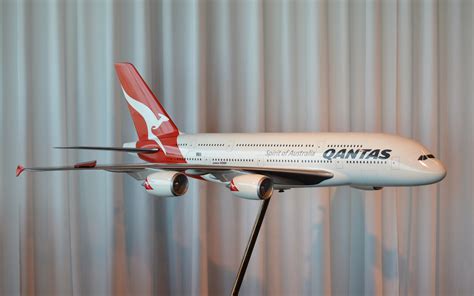 Qantas Airbus A380 Model Replica by lonewolf6738