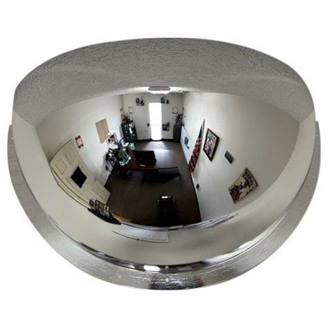 Polycarbonate, 36 in Dia, Half Dome Safety Mirror - 798A38|PC-HD-36 - Grainger