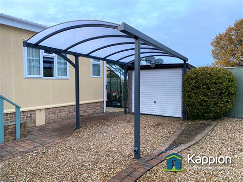 Single Car Port Installed in North Hykeham | Kappion Carports & Canopies