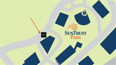 Suntrust Park Parking Map 2019