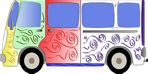 Hippie bus clipart. Free download transparent .PNG | Creazilla