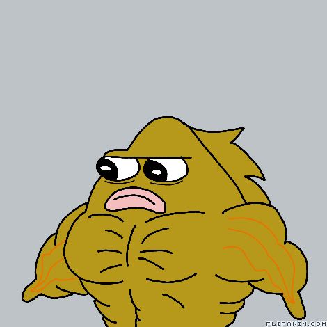 muscle fish from spongebob - FlipAnim