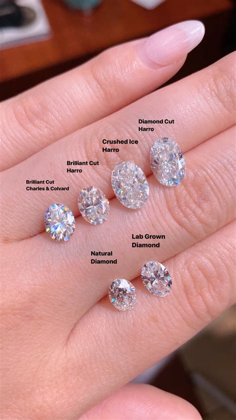 Oval Moissanite Brands versus Lab and Natural Diamonds – Princess Bride Diamonds