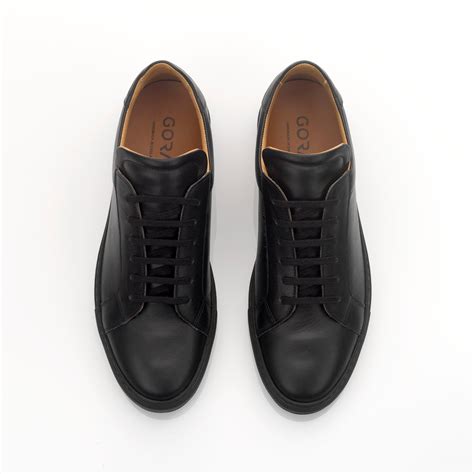 All Leather Sneaker // Black (UK: 7) - Goral Footwear - Touch of Modern