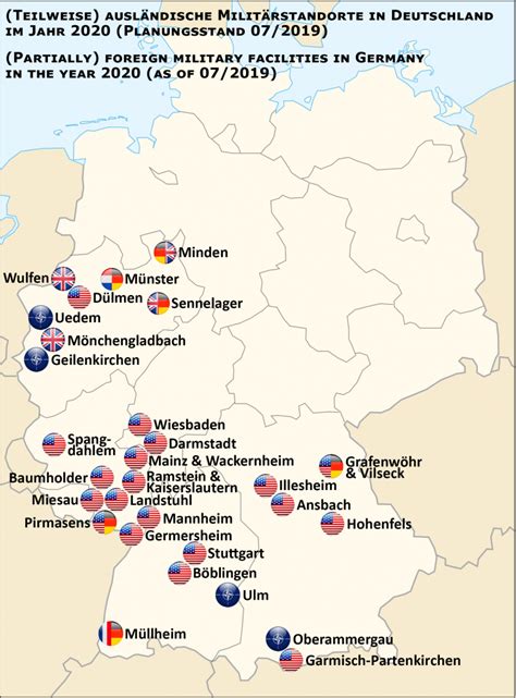 Maps of U.S. Military Bases in Germany - State of Economics