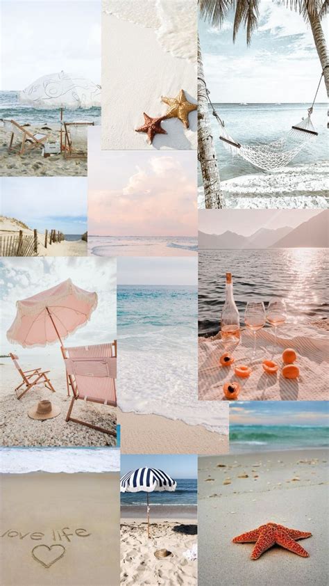 Beach Aesthetic Wallpaper | Beach wall collage, Iphone wallpaper themes ...