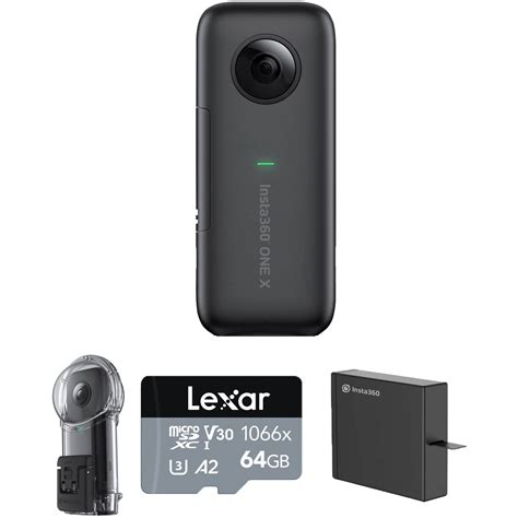 Insta360 ONE X Camera Kit with Dive Case and 64GB Extreme UHS-I