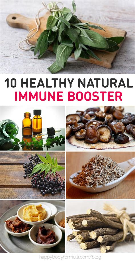 10 Healthy Natural Immune Boosters – Happy Body Formula