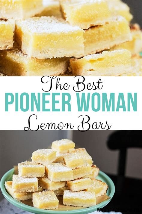 Pioneer woman lemon bars – Artofit