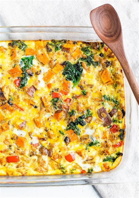 Dairy-Free Sausage Egg Casserole with Veggies | Lindamc | Copy Me That