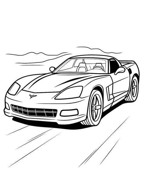 Cars Printable Coloring Pages For Kids