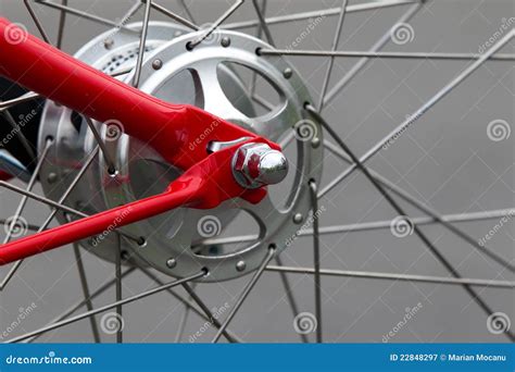 Bicycle wheel hub stock image. Image of detail, nipple - 22848297