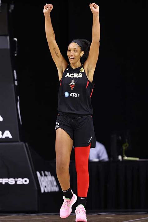 WNBA League MVP A’ja Wilson – Las Vegas PRIDE