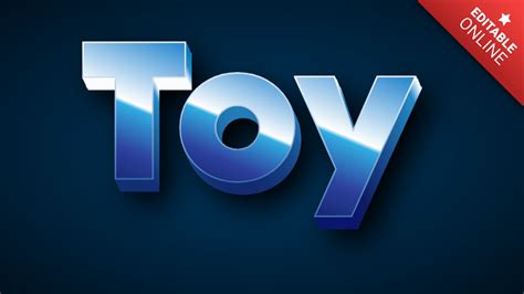 Toy | Technology Style | Text Effect Generator