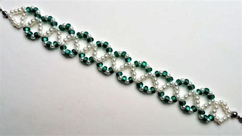 Go Green Bracelet 3. Beading jewelry pattern for beginners #beadedjewelrypatterns | Beaded ...