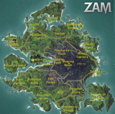 Ember Isle Map :: Wiki :: ZAM