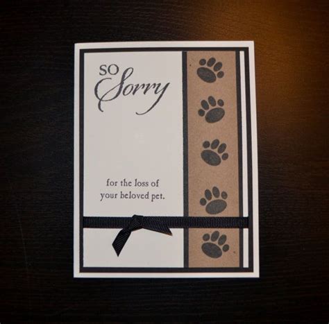 Loss of Dog Dog Sympathy Card Card for Loss of Dog Dog Condolence Card Sympathy Card Handmade ...