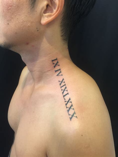 roman numeral tattoo by Pit Fun Tattoos ,Penang , Malaysia . #best # ...