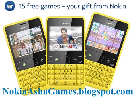 Download 15 free EA games on Nokia Asha 210 - Nokia Asha Games