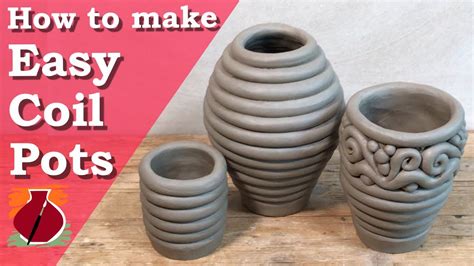 How to Make Easy Coil Pots - YouTube