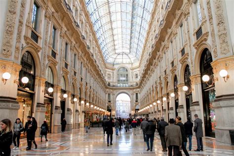 MILAN, ITALY - DEC 23, 2018: Galleria Vittorio Emanuele II, One of the ...