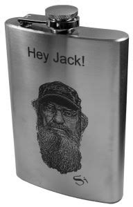 Duck Dynasty Si Hey Jack Flask