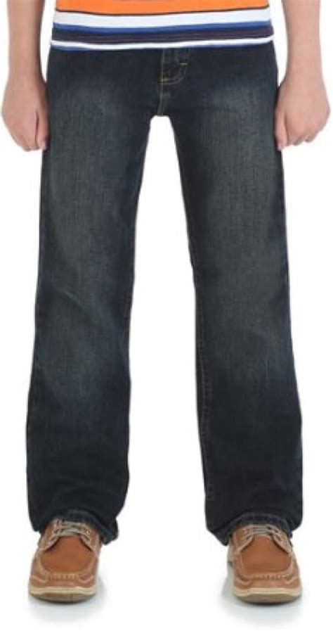 Amazon.com: Wrangler Boys Slim Classic Straight Leg Jeans Size 16 Regular Classic Blue Denim ...