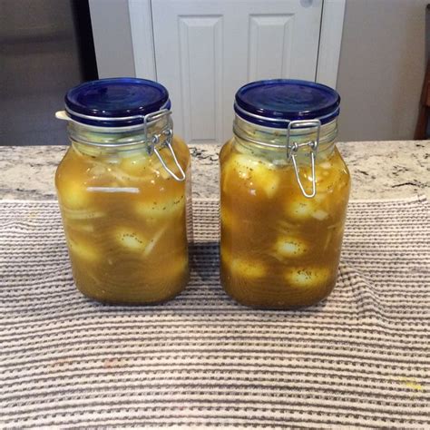 Amish Style Mustard Pickled Eggs | Healthy snacks, Pickled eggs ...