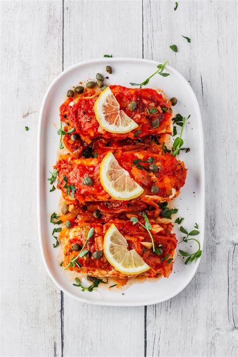 Greekstyle Baked Fish With Tomatoes and Onions (Bourdeto) | Recipe ...