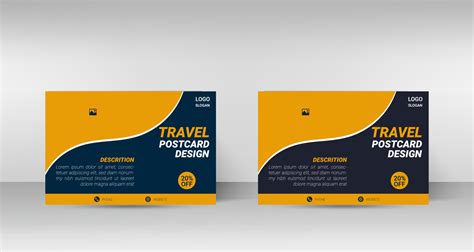 Travel Postcard Design. 22230922 Vector Art at Vecteezy