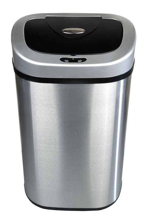 Amazon.com - Nine Stars DZT-80-4 Infrared Touchless Stainless Steel Trash Can, 21.1-Gallon ...