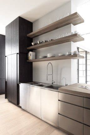 Floating Stainless Steel Kitchen Shelves - Foter