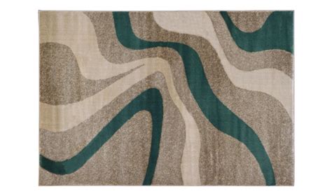 modern rug SWIRL GREY AQUA