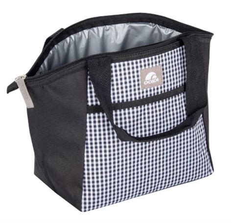 IGLOO black & white insulated lunch bag, tote