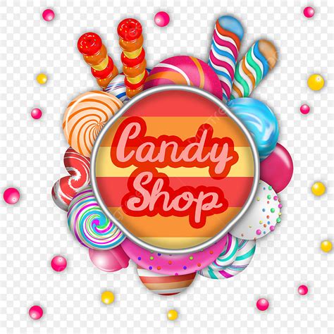 Candy Store Clipart Hd PNG, Red Candies In A Candy Store, Candy Clipart, Rainbow, Store PNG ...