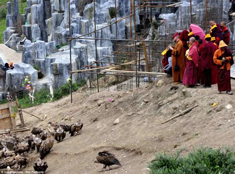 Chopped up and fed to the vultures, a glimpse into the closely-guarded tradition of the Tibetan ...