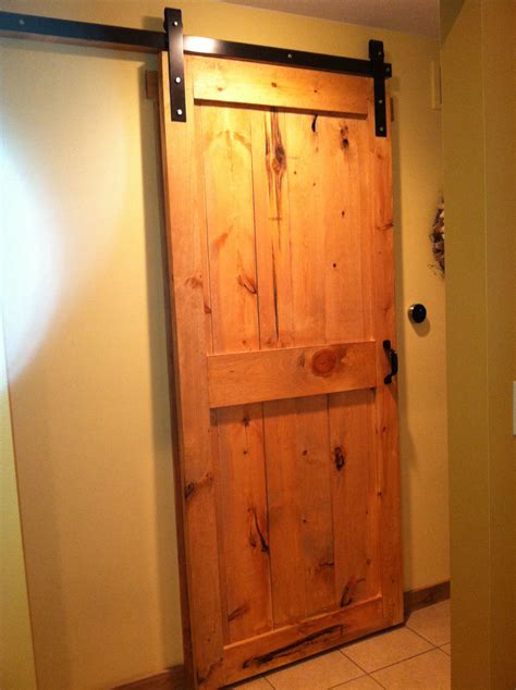 DIY barn door, even made the hardware! Whole project under $150! | Exterior barn door hardware ...