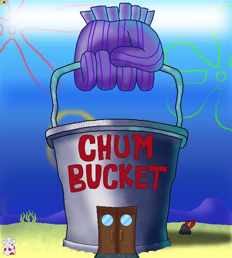 How To Draw The Chum Bucket