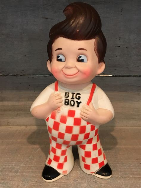 Bob's Big Boy Rubber Bank, Vintage Toy Bank, Bob's Big Boy Figurine | Vintage toys, Toy bank ...