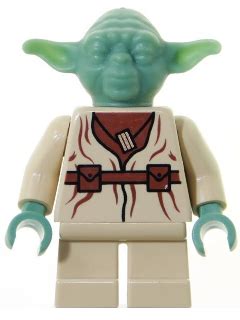 Minifigure sw0051 : Yoda - Sand Green [Star Wars:Yoda] [BrickLink]