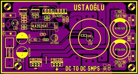 DC-DC MINI SMPS - Share Project - PCBWay | Arduino projects diy, Circuit diagram, Projects