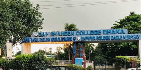 BAF Shaheen College Dhaka in Cantonment Dhaka