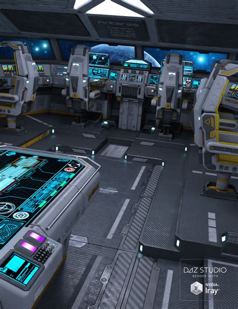 Sci-fi Cockpit Interior | Daz 3D